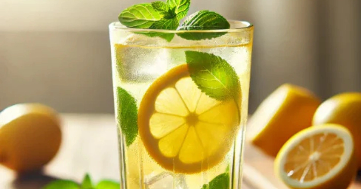 Italian Lemon Mint Spritz (Non-Alcoholic)