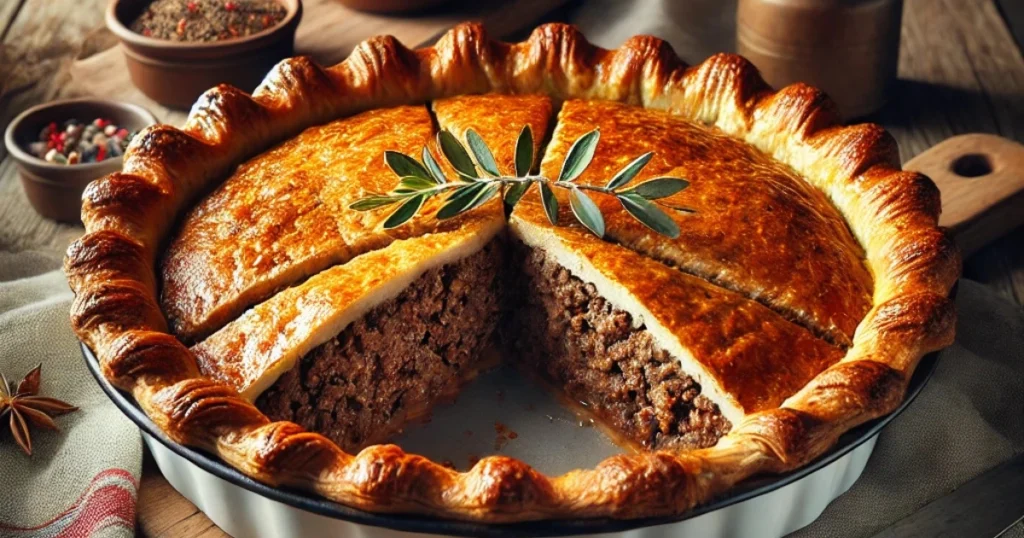 Traditional Canadian Tourtière Recipe: A Savory Meat Pie from Québec