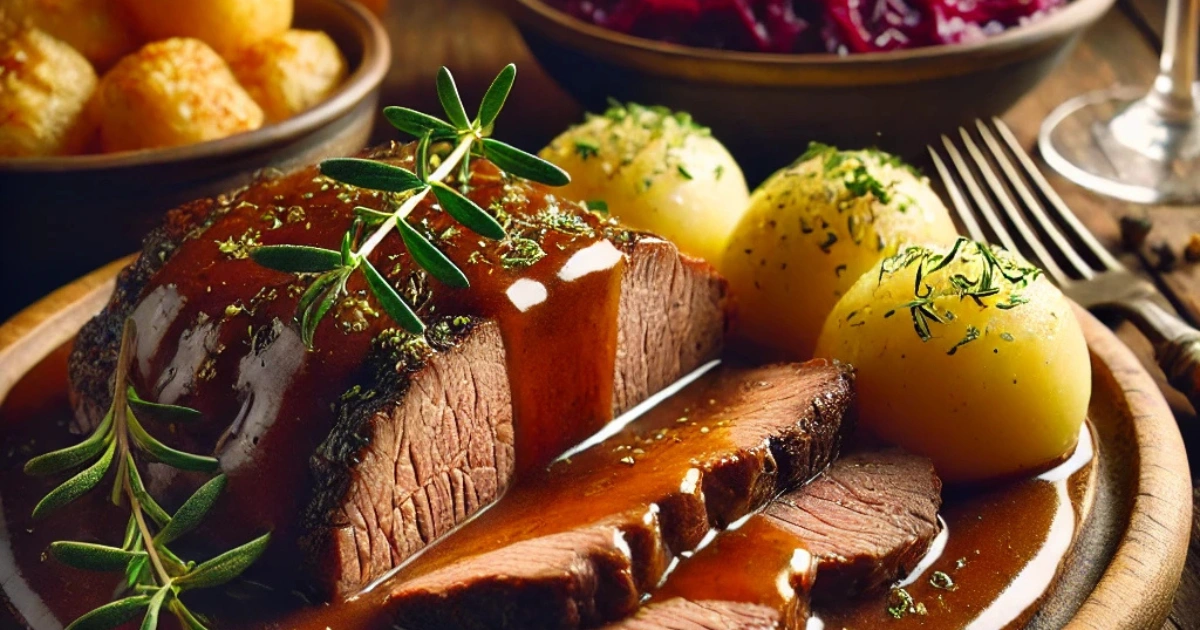 Authentic German Sauerbraten Recipe: A Classic Marinated Roast