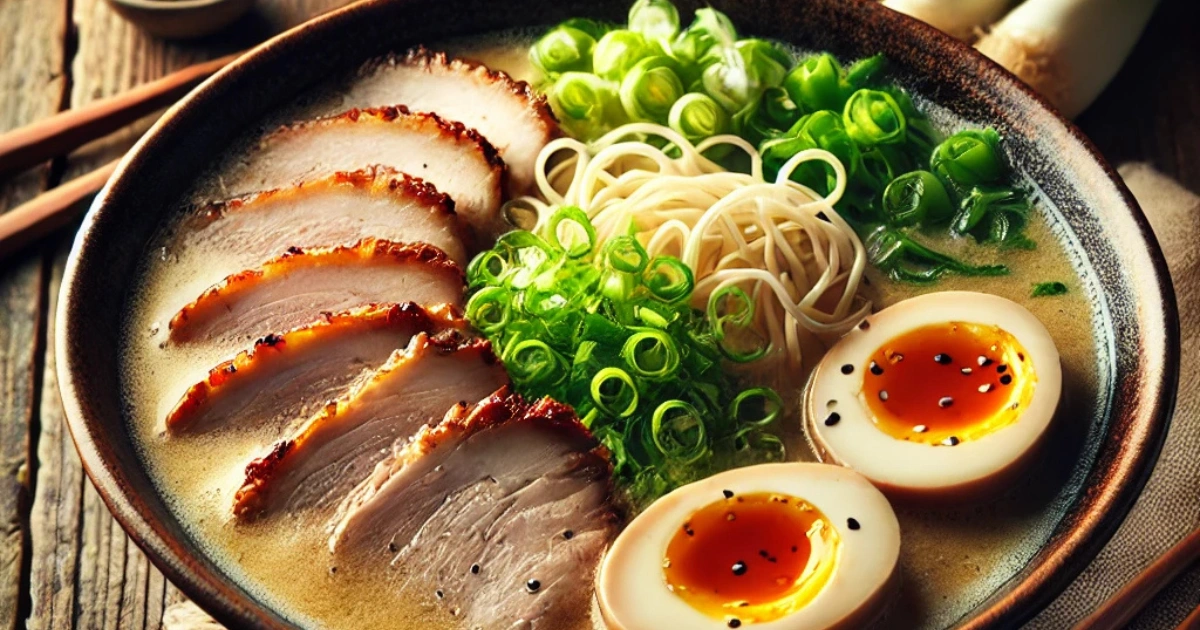 Authentic Japanese Tonkotsu Ramen Recipe: A Bowl of Umami Goodness