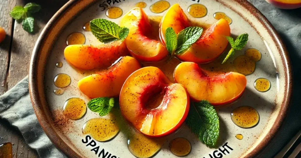 Spanish Peach Delight: A Taste of Summer