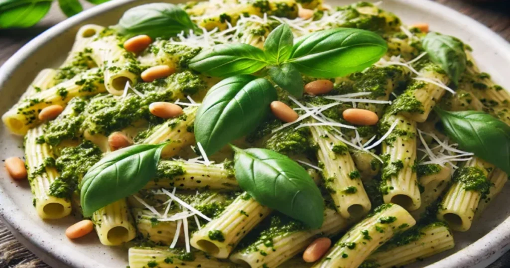 Pasta with pesto: All recipes