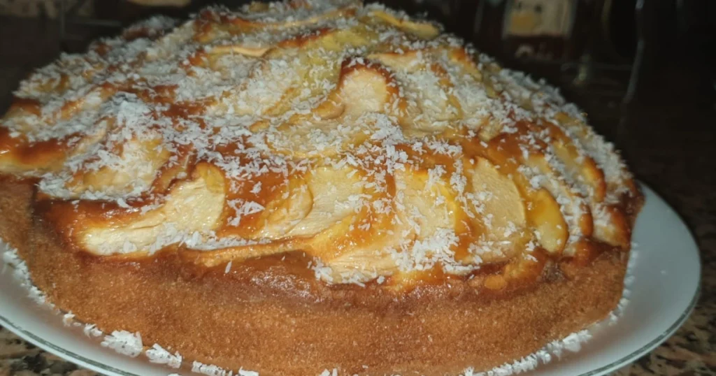 Apple Cake with Coconut