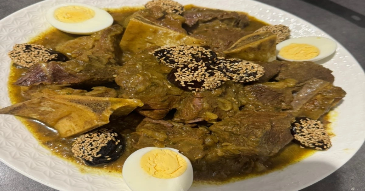 Mrouzia a traditional Moroccan lamb dish