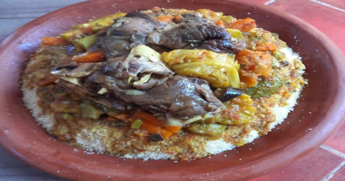 Couscous with Lamb’s Head