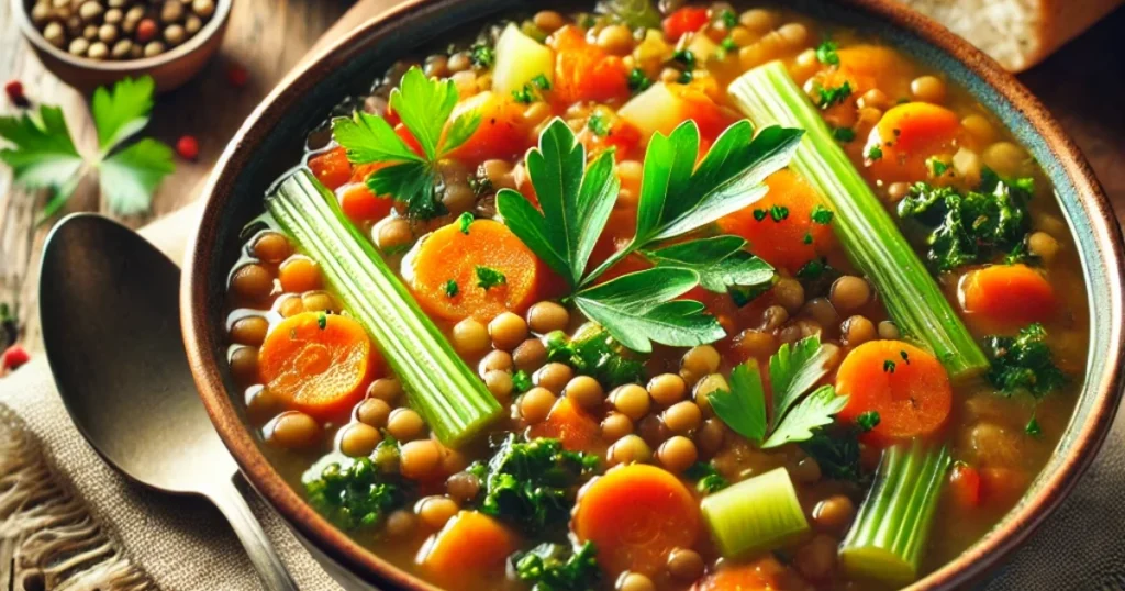 Vegetarian Lentil and Vegetable Stew