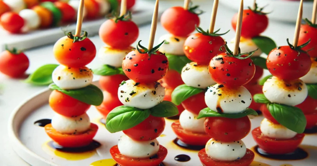 Mini Caprese Skewers