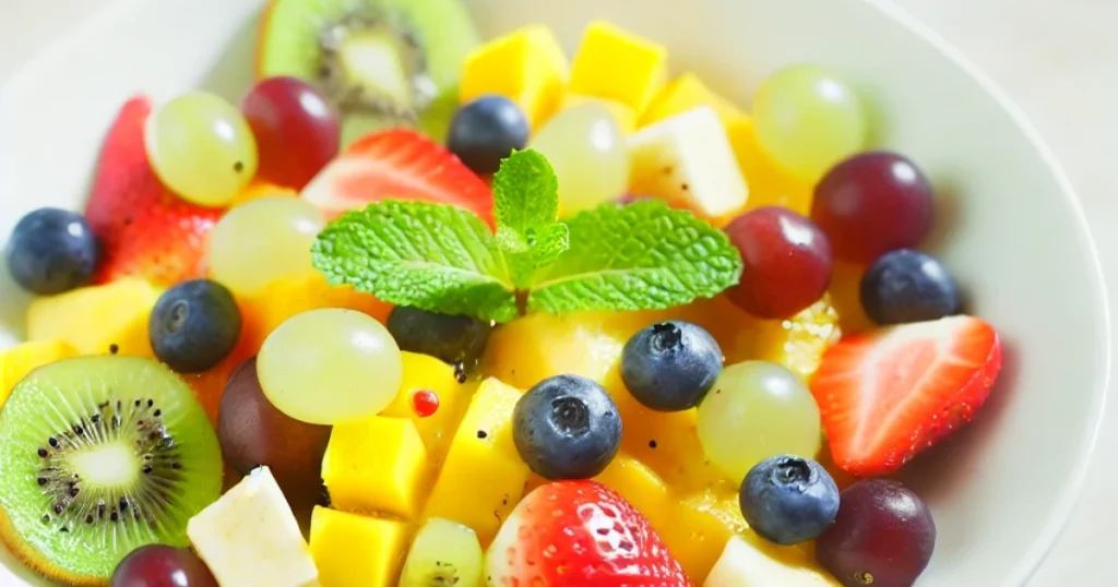 Fruit Salad with Honey-Lime Dressing