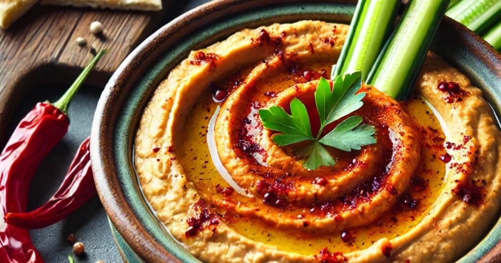 Roasted Red Pepper Hummus