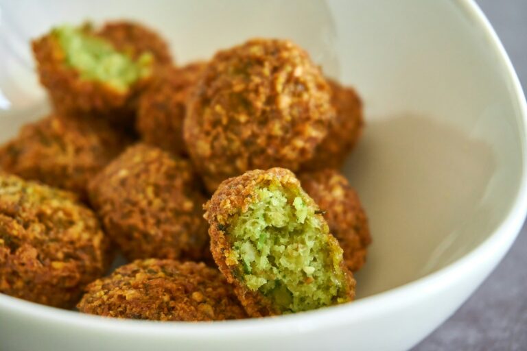 Crispy Homemade Falafel with Chickpeas and Herbs